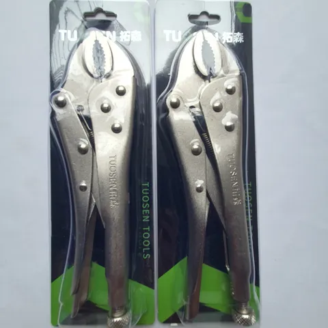 Kìm bấm chết miệng tròn 10inch Tuosen, Gia công théo CRV mạ NIken Chống gỉ sét