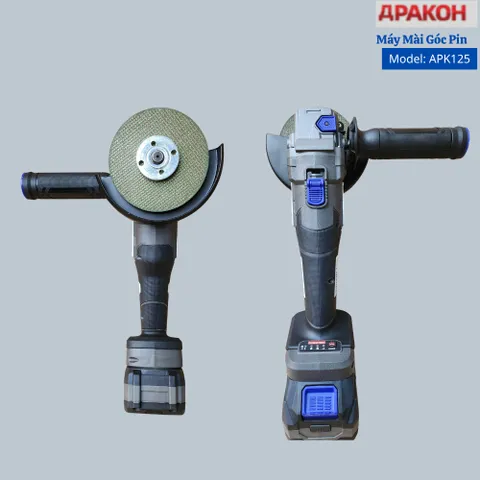 APAKOH Thân Máy Mài PIN APK 125  Brushless ADT 3Cấp Chỉnh Tốc 9800RPM  Lắp Đá 120mm