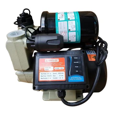 Máy bơm tăng áp nước  tự động SANPULINE WZB-250A,WZB-300A,WZB-400A Đẩy Cao 30 Mét và Hút Sâu 9 Mét. Bảo Hành 12 Tháng
