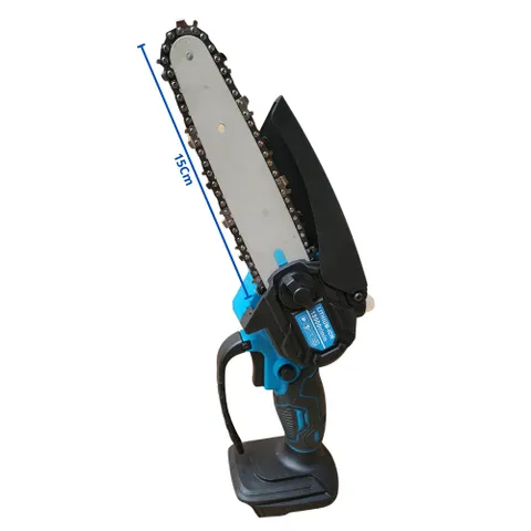 MÁY CƯA XÍCH MINI 6 INCH DÙNG PIN CHÂN PHỔ THÔNG M21-4CM. Bảo hành 3 tháng.