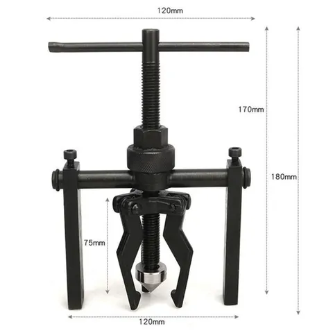 Vam Cảo tháo vòng bi 3 càng, Cảo bạc đạn trong 3 chấu tháo bạc đạn trong từ  16-38 mm