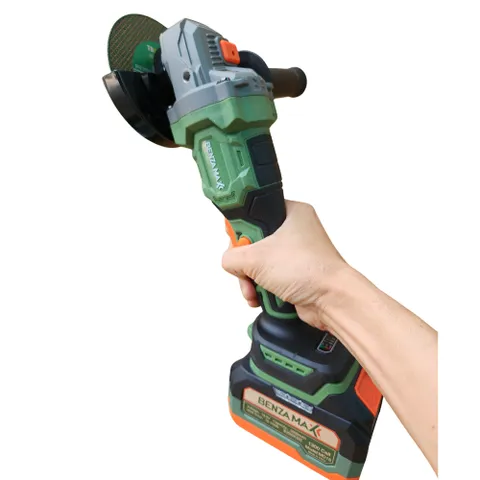 Máy mài góc  BENZAMAX -AG100P , Tốc độ 0-10.000RPM/Min, 3 Cấp Tốc Độ, Pin 15 Cell, Động Cơ Không Chổi Than