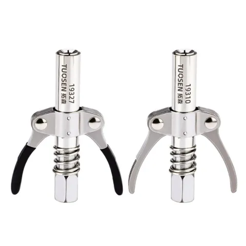 Đầu bơm mỡ bò 2 cánh 6 chấu , đảm bảo không phòi mỡ ở đầu bơm chắc chắn dễ thao tác
