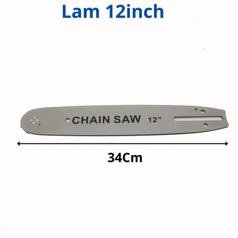 Dây Xích Cưa Và Lam Dẫn Hướng Lắp Cho Máy Cưa Xích 12inch Cưa Điện, Cưa Xăng