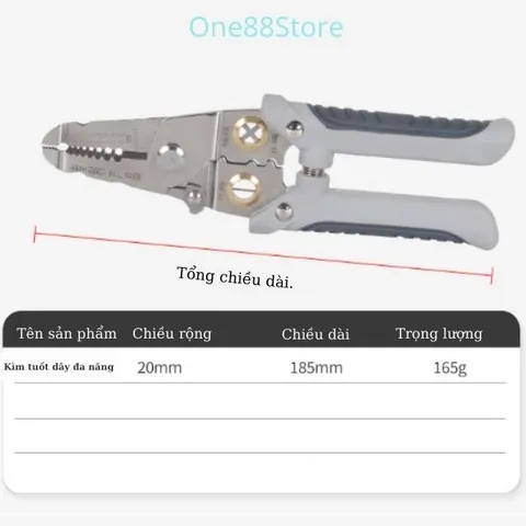 KÌM TUỐT DÂY ĐIỆN, KÌM CẮT DÂY ĐIỆN ĐA NĂNG 7IN1 CÓ LƯỠI DAO  HÀNG XUẤT NHẬT CAO CẤP