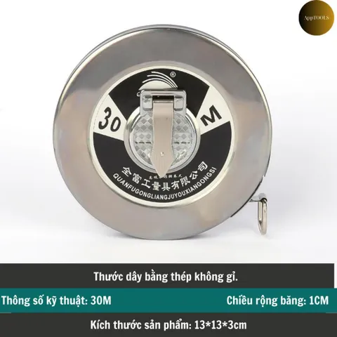 Thước Dây Bằng Thép Cacbon Không Gỉ, Thước Dây Cuộn Cao Cấp Không Gỉ