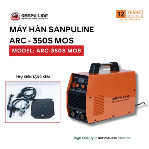 Máy hàn điện tử SANPU LINE ARC-350S MOS, máy hàn que 1.6 - 5 chuyên dụng công suất lớn