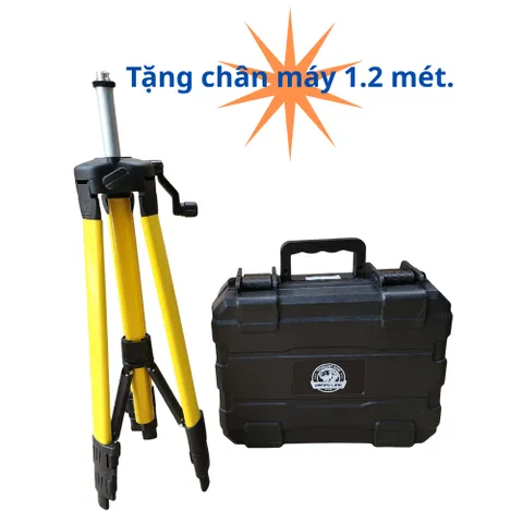 Máy Cân Bằng Laser 12 Tia Xanh SANPULINE, Tặng Chân Máy 1.2 mét và Phụ kiện