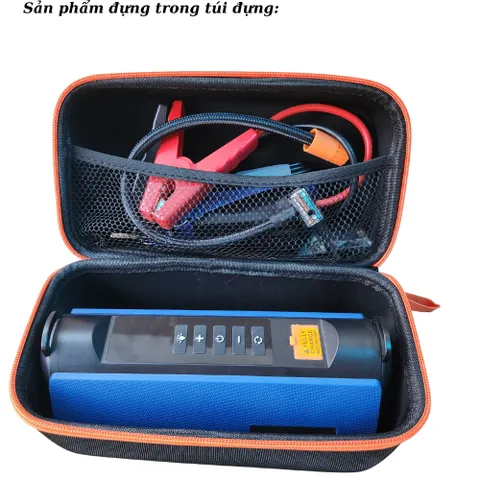 Bơm Lốp Kích Bình ô Tô 4 Trong 1,  Chiếu Sáng Sạc Dự Phòng 12000mAh USB-C 5VDC/2A