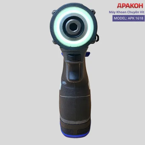 Máy Khoan Chuyên Vít Có Búa APAKOH APK-1618Có Búa Lực Siết 150N.m,Động Cơ Không Chổi Than, Bảo Hành 12 Tháng.