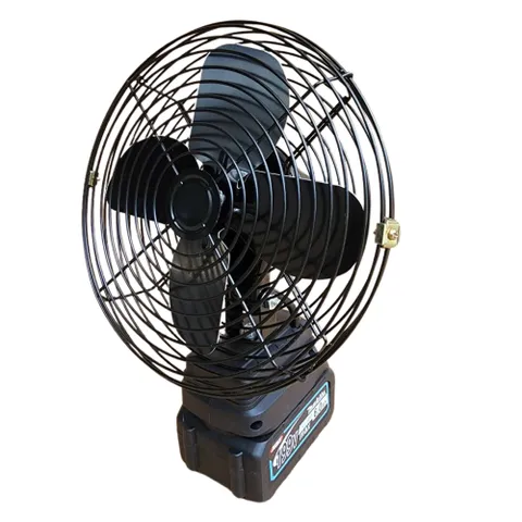 Quạt Tích Điện Lồng Sắt Cánh Sắt Sử Dụng Chân Pin Phổ Thông M21