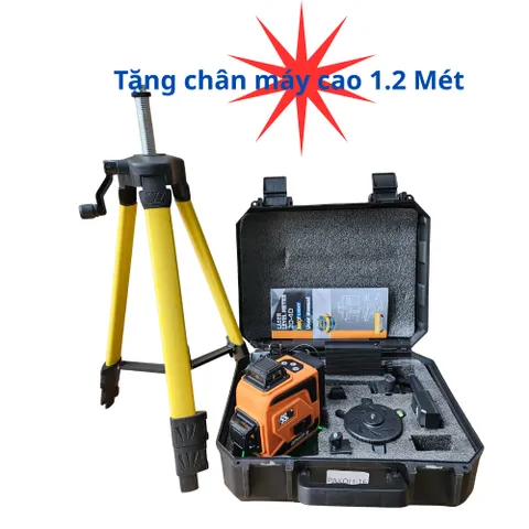Máy Cân Bằng Laser 16 Tia APAKOH, Tặng chân máy 1.2 mét kèm theo phụ kiện