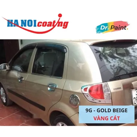 [TẶNG NHÁM] Bình sơn Xịt Xóa Vết Xước Xe Ô tô HYUNDAI GETZ Màu VÀNG CÁT code 9G - GOLD BEIGE chính hãng DR.PAINT