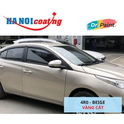 Bình sơn Xịt Xóa Vết Xước Xe Ô tô TOYOTA VIOS Màu VÀNG CÁT Code 4R0 - BEIGE chính hãng DR.PAINT