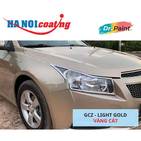 [TẶNG NHÁM] Bình sơn Xịt Xóa Vết Xước Xe Ô tô CHEVROLET CRUZE Màu VÀNG CÁT Code GCZ - LIGHT GOLD chính hãng DR.PAINT