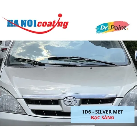 Bình sơn Xịt Xóa Vết Xước Xe Ô tô TOYOTA INNOVA Màu BẠC SÁNG Code 1D6 - SILVER MET chính hãng DR.PAINT