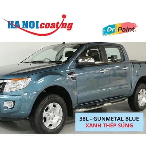 [TẶNG NHÁM] Bình sơn Xịt Xóa Vết Xước Xe Ô tô FORD RANGER Màu XANH 38L - GUNMETAL BLUE chính hãng DR.PAINT