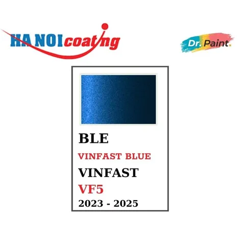 [ Tặng Nhám] Sơn Xịt Xóa Vết Xước Xe Ô tô VINFAST VF5 màu XANH LAM mã màu BLE - VINFAST BLUE chính hãng DR.PAINT