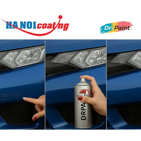 [TẶNG NHÁM] Sơn Xịt Xóa Vết Xước cho xe HONDA ACCORD màu XANH DƯƠNG mã màu B593M - SPORTY BLUE chính hãng DR.PAINT