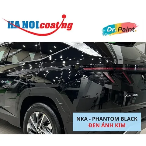 [TẶNG NHÁM] Sơn Xịt Xóa Vết Xước Xe Ô tô HYUNDAI TUCSON Màu ĐEN ÁNH KIM Code NKA - PHANTOM BLACK chính hãng DR.PAINT