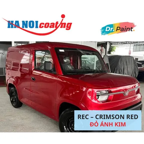 [TẶNG NHÁM] Sơn Xóa Vết Xước Xe Ô tô VINFAST EC VAN màu ĐỎ ÁNH KIM Code REC – CRIMSON RED | DR.PAINT - COMBO 2 BÌNH XỊT