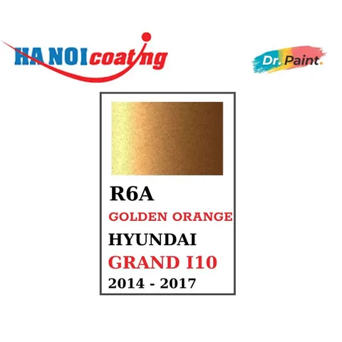 [TẶNG NHÁM] Sơn Xóa Vết Xước Xe Ô tô HYUNDAI GRAND I10 Màu CAM VÀNG - R6A - GOLDEN ORANGE chính hãng DR.PAINT - Bình Xịt