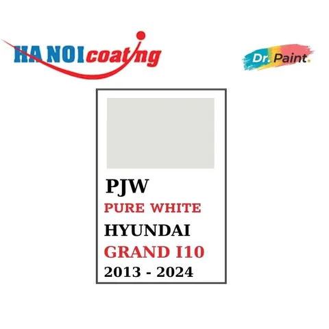 [TẶNG NHÁM] Bình sơn Xịt Xóa Vết Xước xe Ô tô HYUNDAI GRAND I10 Màu TRẮNG SỨ code PJW - PURE WHITE chính hãng DR.PAINT