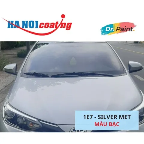 [TẶNG NHÁM] Bình Sơn Xịt Xóa Vết Xước Xe Ô tô TOYOTA YARIS Màu GHI BẠC Code 1E7 - SILVER MET chính hãng DR.PAINT