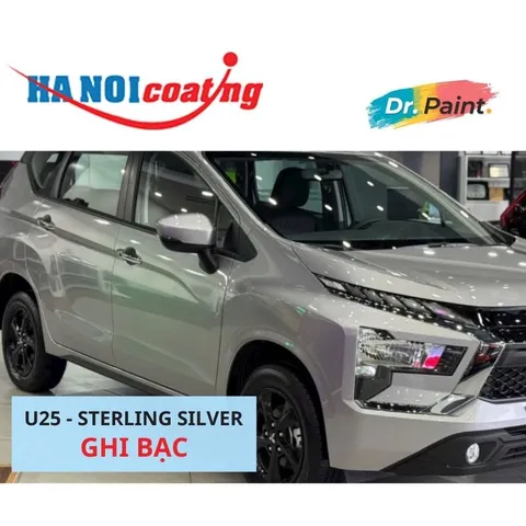 [TẶNG NHÁM] Sơn Xịt Xóa Vết Xước cho xe MITSUBISHI XPANDER Màu GHI BẠC code U25 - STERLING SILVER chính hãng DR.PAINT