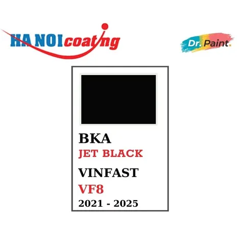 Bình sơn Xịt Xóa Vết Xước cho xe Ô tô VINFAST VF8 màu Đen Bóng mã màu BKA - JET BLACK chính hãng DR.PAINT