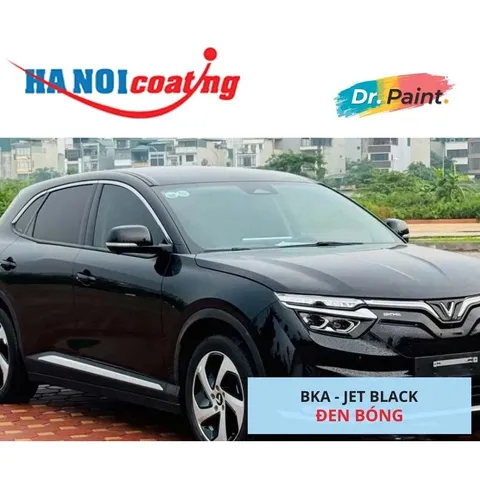 Bình sơn Xịt Xóa Vết Xước cho xe Ô tô VINFAST VF8 màu Đen Bóng mã màu BKA - JET BLACK chính hãng DR.PAINT