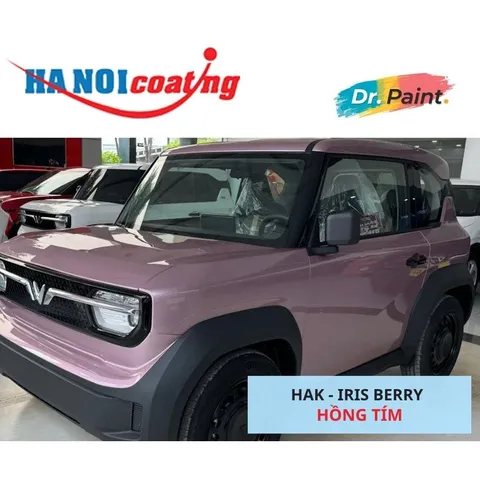 [TẶNG NHÁM] Bình sơn Xịt Xóa Vết Xước cho xe Ô tô VINFAST VF3 màu TÍM HỒNG Code HAK - IRIS BERRY chính hãng DR.PAINT