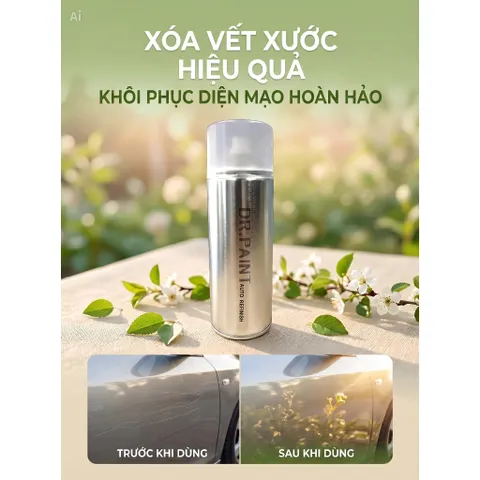Bình sơn Xịt Xóa Vết Xước Xe Ô tô CHEVROLET ORLANDO Màu TRẮNG SỨ code GAZ / 11U - SUMMIT WHITE chính hãng DR.PAINT