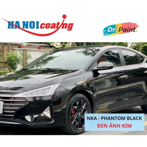 [TẶNG NHÁM] Bình sơn Xịt Xóa Vết Xước Xe Ô tô HYUNDAI ELANTRA Màu ĐEN ÁNH KIM Code NKA - PHANTOM BLACK | DR.PAINT