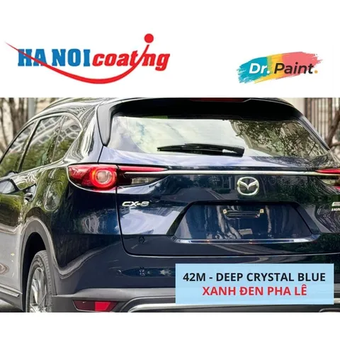 Bình sơn Xịt Xóa Vết Xước Xe Ô tô MAZDA CX-8 Màu Xanh Đen Pha Lê Code 42M - DEEP CRYSTAL BLUE chính hãng DR.PAINT