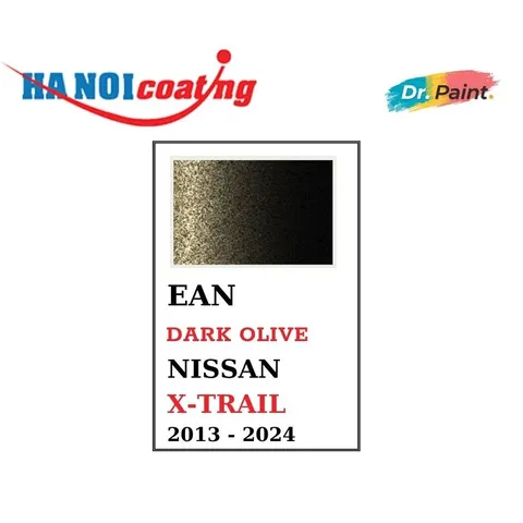 [TẶNG NHÁM] Bình sơn Xịt Xóa Vết Xước Xe Ô tô NISSAN X-TRAIL màu XANH OLIU Code EAN - DARK OLIVE chính hãng DR.PAINT