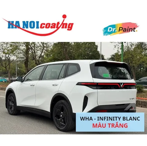 Sơn xe ô tô VINFAST MPV7 MÃ MÀU WHA2 - INFINITY BLANC (màu trắng) Chuẩn Hãng | Sơn xịt dặm màu xoá xước ô tô Dr.Paint