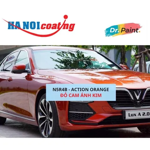 Bình Xịt Xóa Vết Xước cho xe Ô tô VINFAST LUX A 2.0 màu ĐỎ CAM ÁNH KIM mã màu N5R4B - ACTION ORANGE chính hãng DR.PAINT