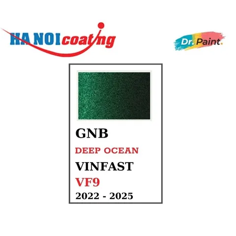 Bình sơn Xịt Xóa Vết Xước Xe Ô tô VINFAST VF8 màu Xanh Rêu Ánh Kim mã màu GNB - DEEP OCEAN chính hãng DR.PAINT