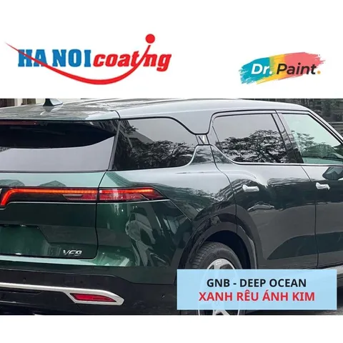 Bình sơn Xịt Xóa Vết Xước Xe Ô tô VINFAST VF8 màu Xanh Rêu Ánh Kim mã màu GNB - DEEP OCEAN chính hãng DR.PAINT