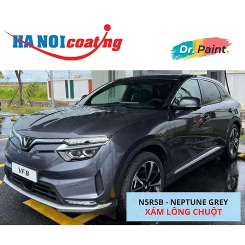 Bình sơn Xịt Xóa Vết Xước Xe Ô tô VINFAST VF8 màu Xám Lông Chuột mã màu N5R5B - NEPTUNE GREY chính hãng DR.PAINT