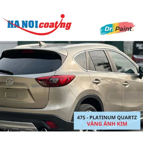 Bình sơn Xịt Xóa Vết Xước Xe Ô tô MAZDA CX-5 Màu VÀNG ÁNH KIM Code 47S - PLATINUM QUART chính hãng DR.PAINT