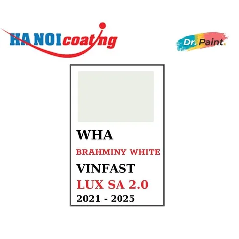 Bình sơn Xịt Xóa Vết Xước xe Ô tô VINFAST LUX SA 2.0 màu Trắng Sứ mã màu WHA - BRAHMINY WHITE chính hãng DR.PAINT