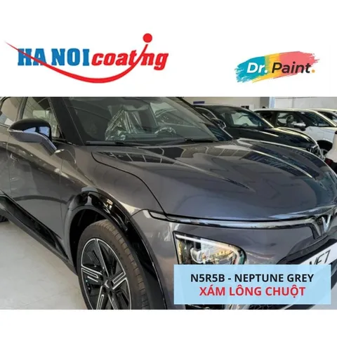 Bình sơn Xịt Xóa Vết Xước Xe Ô tô VINFAST VF7 màu Xám Lông Chuột mã màu N5R5B - NEPTUNE GREY chính hãng DR.PAINT