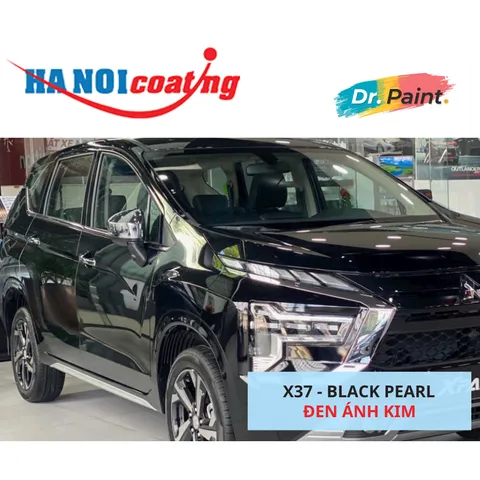 Bình sơn Xịt Xóa Vết Xước Xe Ô tô MITSUBISHI XPANDER Màu ĐEN ÁNH KIM code X37 - BLACK PEARL chính hãng DR.PAINT