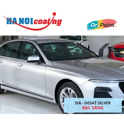 Bình sơn Xịt Xóa Vết Xước cho xe Ô tô VINFAST LUX SA 2.0 màu Bạc Sáng mã màu SIA - DESAT SILVER chính hãng DR.PAINT