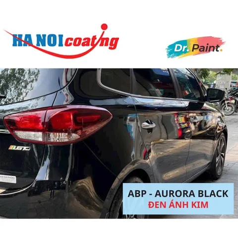 Bình sơn Xịt Xóa Vết Xước Xe Ô tô KIA RONDO Màu ĐEN ÁNH KIM code ABP - AURORA BLACK chính hãng DR.PAINT