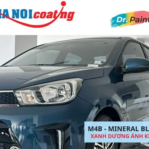 Bình Sơn Xóa Vết Xước cho xe KIA SOLUTO Màu XANH DƯƠNG ÁNH KIM mã màu M4B - MINERAL BLUE chính hãng DR.PAINT