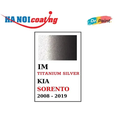 Bình sơn Xịt Xóa Vết Xước Xe Ô tô KIA SORENTO Màu XÁM TITAN Code IM - TITANIUM SILVER chính hãng DR.PAINT