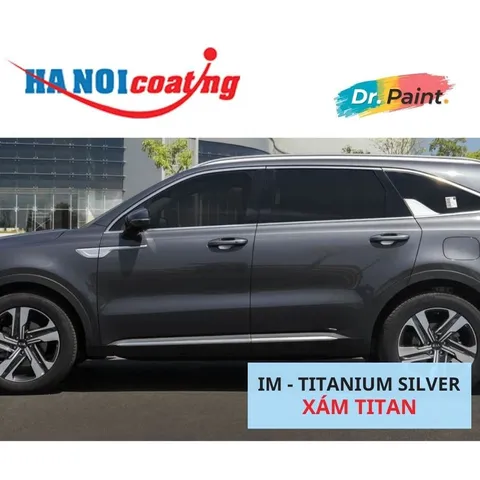 Bình sơn Xịt Xóa Vết Xước Xe Ô tô KIA SORENTO Màu XÁM TITAN Code IM - TITANIUM SILVER chính hãng DR.PAINT